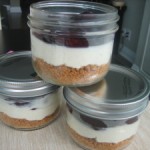 Cherry Cheesecake in a Jar