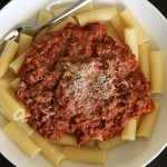 Thick, Rich Tomato Sauce with Beef, Peppers & Mushrooms