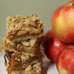 Salted Caramel Apple Crumble Bars