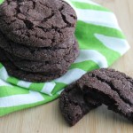 Chewy Chocolate Mint Cookies