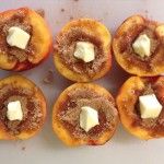 Peach Dumplings with Bourbon Hard Sauce