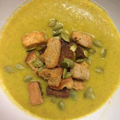 18. 6 Vegetable and Cheese Soup