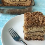 Baked Sunday Mornings: Sour Cream Coffee Cake with Chocolate Cinnamon Swirl