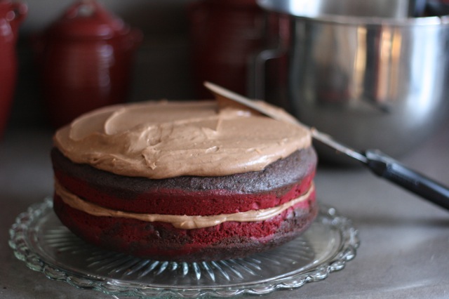 Red Velvet Marble Cake